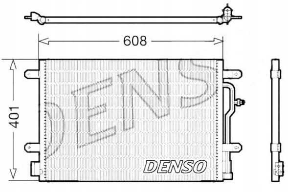 Denso 86372670 DEN Dendcn02011 air conditioning cooler audi a4, a6, al + driver assistant #33