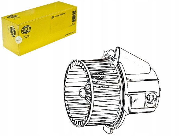 Hella  Blower fan hella 9157541 69412669010 + collision set #23