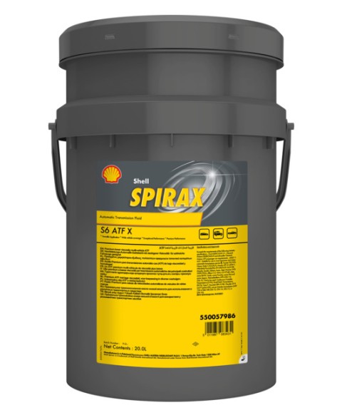 Shell 550057986 Oils and lubricants - shell spirax s6 atf x 20l