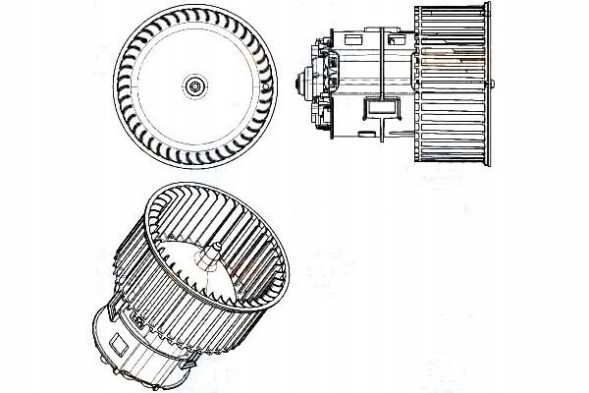Behr Hella Service 8EW 351 104-431/ZAW Behr fan blower [BEHR]