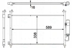 Behr Hella Service 8FC 351 303-641 BRH/GIFT Air conditioning condenser honda civic 06- behr hella + driver assistant #31