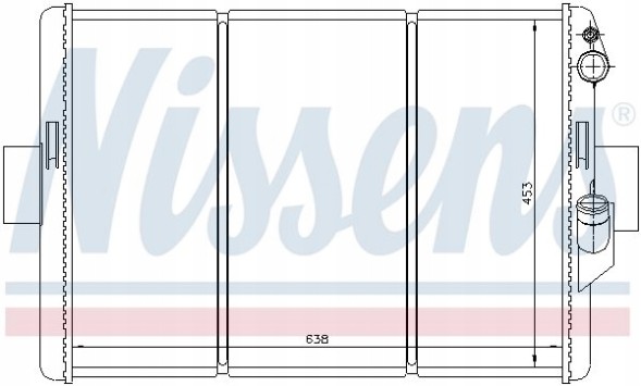 Nissens 86211074 NIS Water cooler - nissens 62288