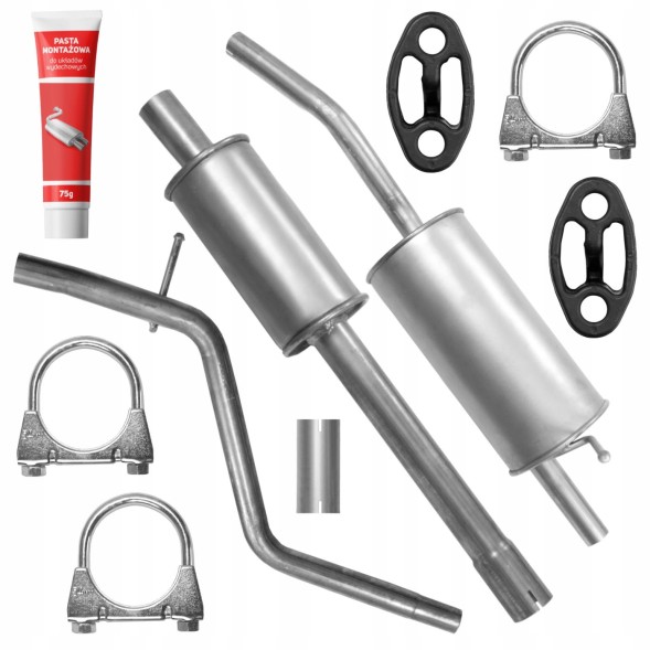 Ferroz ADFZ-H6S39C3X6Y2E1Y5 Dacia sandero + sandero stepway 1 i 1.4 1.6 07-13 htb 2wd muffler set