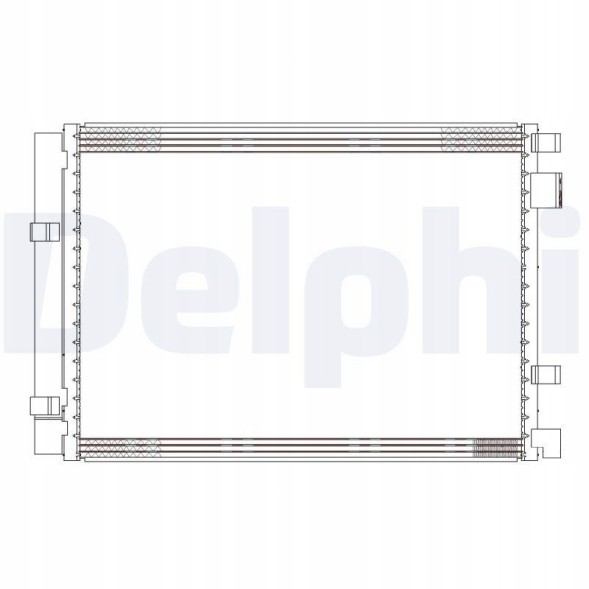 Delphi CF20306 Klim.Kia radiator kia rio 11- - delphi cf20306
