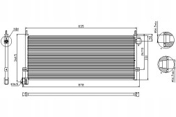 Nissens PRO/94903 NIS Air conditioning condenser volvo fh fh 12 fh 16 08.93- + collision assistant #34