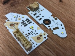 WOLLER  Led dpr tiles left st4588i 197762-01 white color for a6l a6 c7 2016-18 lci