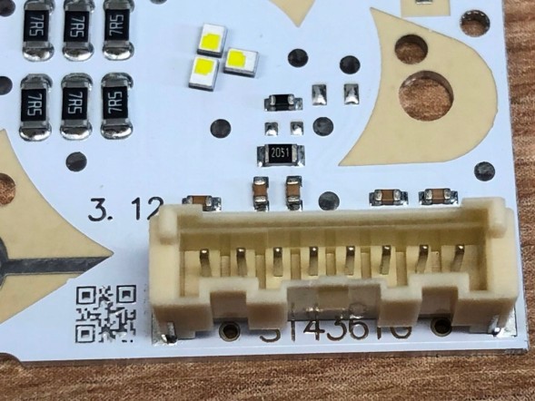 WOLLER  Led dpr tiles left st4588i 197762-01 white color for a6l a6 c7 2016-18 lci