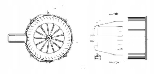 NRF 34285 Peugeot blower 3008 09-