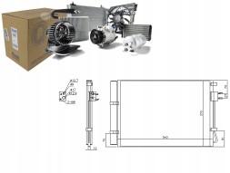 Nissens PRO/940636 NIS Air conditioning condenser hyundai i20 1.2/1.4 09.08-1 + collision assistant #34