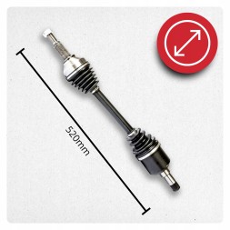 BRV  Half axle left ford tourneo custom v362 2.0 ecoblue 2.2 tdci automat new