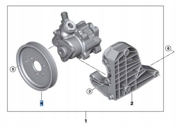 BMW OE  New oe pulley power pumps bmw e90 m57