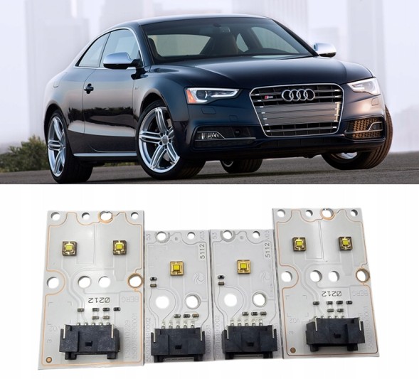 CHINA MODUŁY CSL BIAŁY DRL AUDI A5 2013-2017 XENON KOMPLET PRAWA LEWA Modules csl white drl audi a5 2013-2017 xenon effect white plug&amp;play