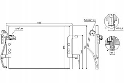 Nissens  Air conditioning condenser mercedes vaneo (414) 1.6/1 + driver's essential #37