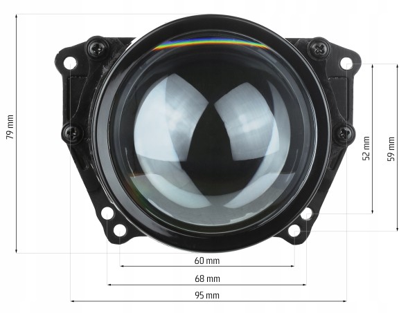 Interlook Soczewki projektory Bi-LED 3.0\ Lenses projectors bi-led 3.0" 6000k super bright