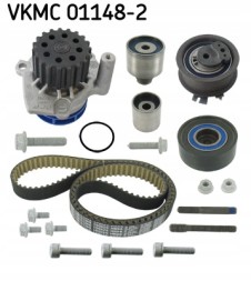 SKF VKMC 01148-2 Timing set (belt + roller + liquid pump) fits: audi a1, a3, a4