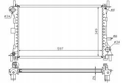 Nissens PRO/62073A NIS Engine cooler ford focus 1.8d/2.0 08.98-03.05 + collision assistant #34