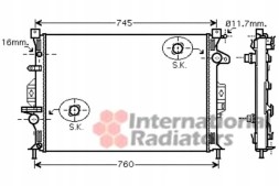VAN Wezel 108816800 VAN Van18002425 ford engine cooler + driver assistant #33