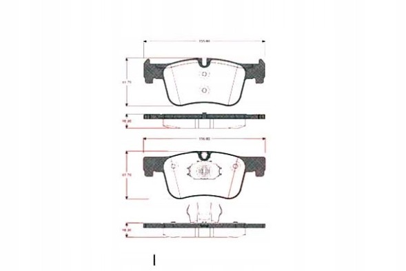Zimmermann  Brake pads front bmw 1 f20 f21 3 f30 f80 f34 f31 4 f32 f82 f33 f83