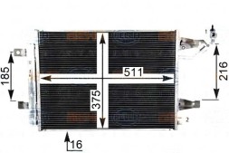 Behr Hella Service 85909097 BRH Brh8fc 351 304-764 condenser behr hella mr568975 4 + driver assistant #33