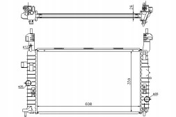 Nissens 63087A/NIS Nissens engine cooler opel meriva a 1.7d 09.03 + driver assistant #28