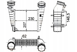 Hella Intercooler vw 1,8t 20v passat hella + collision assistant #34