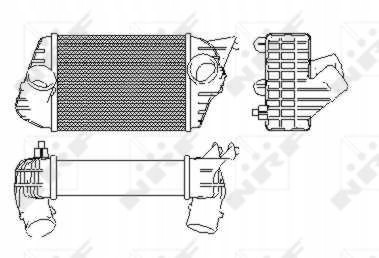 NRF  Intercooler cooler - nrf 30833