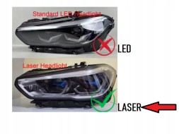 WOLLER Hedgehog left laser yellow yellow blinker for bmw x5 series g05 x6 g06 9477987