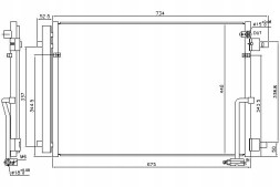 Nissens PRO/940452 NIS Air conditioning condenser audi a8 3.0/3.0d/4.0 06.10- + collision assistant #34
