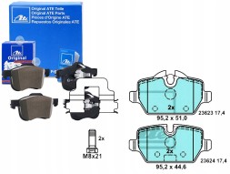 ATE 58891265 ATE Ate13.0470-2713.2 set of brake pads ceramic + driver's assistant #33