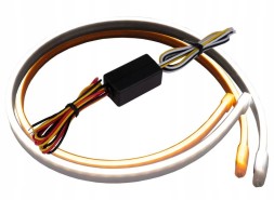 CHINA PASEK SCANIA 1 Turn signal scania led strip 24v tir, white + orange, pair