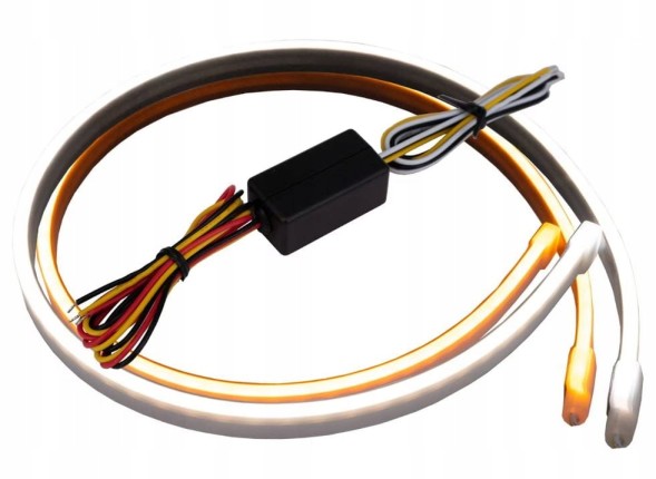 CHINA PASEK SCANIA 1 Turn signal scania led strip 24v tir, white + orange, pair