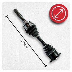 BRV B843 Half axle right mitsubishi pajero ii 3.0 v6 +awd new