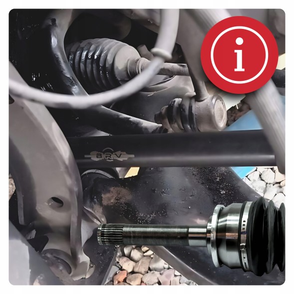 BRV B843 Half axle right mitsubishi pajero ii 3.0 v6 +awd new