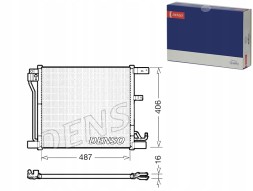 Denso PRO/DCN46018 DEN Air conditioning condenser nissan juke 1.6 06.10- dens + collision assistant #34