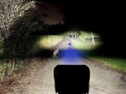 CHINA AT-995 2X long range led road headlight strobe approval 12v 24v