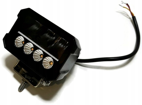CHINA AT-995 2X long range led road headlight strobe approval 12v 24v