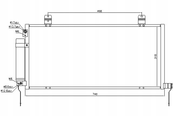 Nissens PRO/940164 NIS Condenser air conditioning cooler [NISSENS] + collision assistant #34