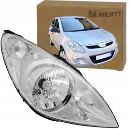 Mertt Hyundai i20 2008-2012 headlight lamp right new 92102-1j010