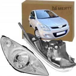 Mertt Hyundai i20 2008-2012 headlight lamp right new 92102-1j010