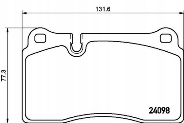 Textar  Tex2409801 brake pads vw front touareg 3,0 v6 tdi + driver assistant #33
