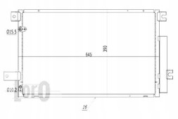 Depo  Dep051-016-0035 air conditioning condenser toyota aven + driver assistant #33