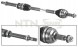 SNR DK55.002 Half axle set clio 12- 6-ball /front, right, 930 mm/ - snr dk55002