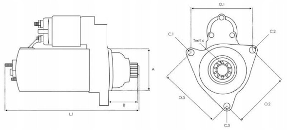 AS-PL  Starter as-pl s6022