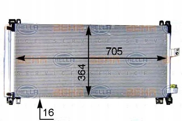 Behr Hella Service 85909372 BRH Brh8fc 351 309-571 condenser behr hella 6455hr 062 + driver assistant #33