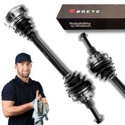 BRV B1342 Half axle left right vw transporter iv t4 1.9 td manual new