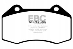 EBC DP21539 Ebc green stuff pads front - corsa d, e opc, clio iii rs, megane ii, iii