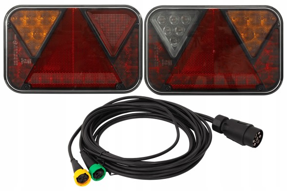 Mantes UT004132 Rear lamps for trailer fristom ft-270 led + beam installation 4,5m 7pin