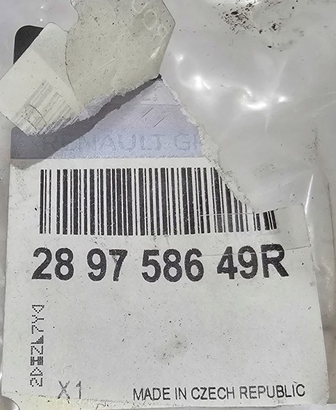 Renault OE 289758649R RENAULT OE ORG New original washer hose renault hit iii - 289758649r