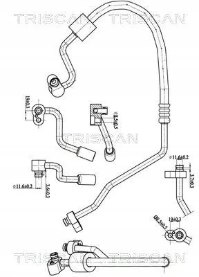 Triscan 9010 29007 Air conditioning cable 9010 29007 triscan vw load up