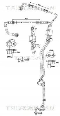Triscan  Air conditioning cable 9010 28064 triscan citroen
